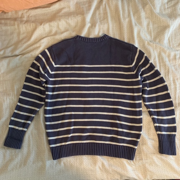 Brandy Melville Navy and White Striped Sweater - Picture 2 of 4